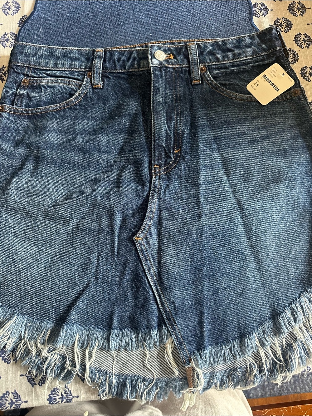 We the free denim skirt
